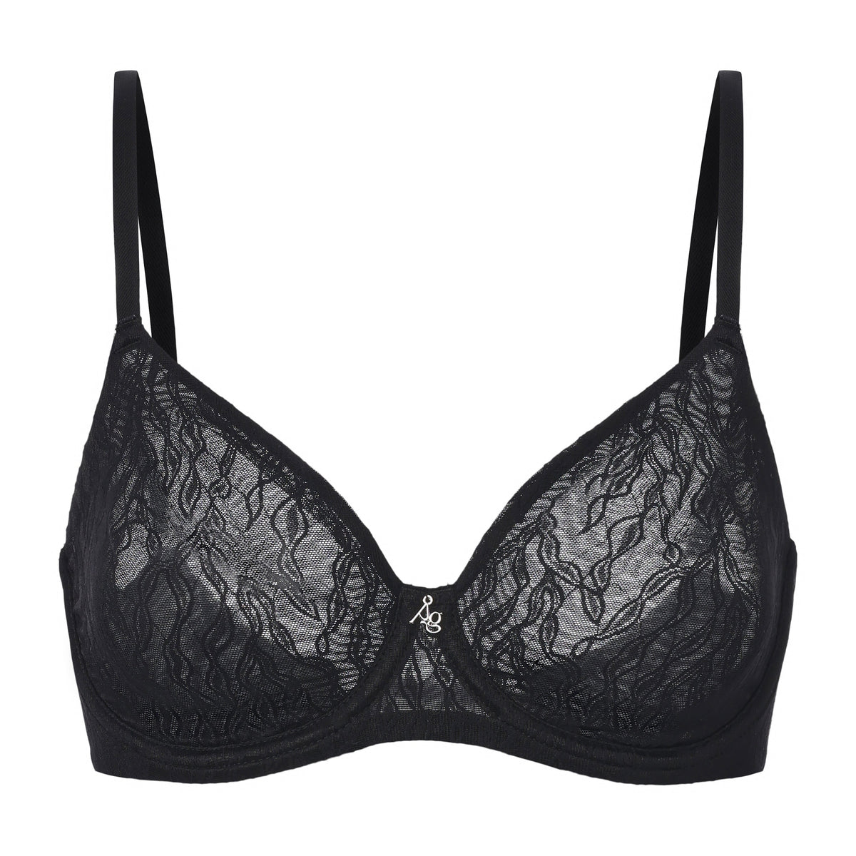 Julie Molded Lace & Mesh T-Shirt Bra by Amour d’Agnette - alternate product view 6