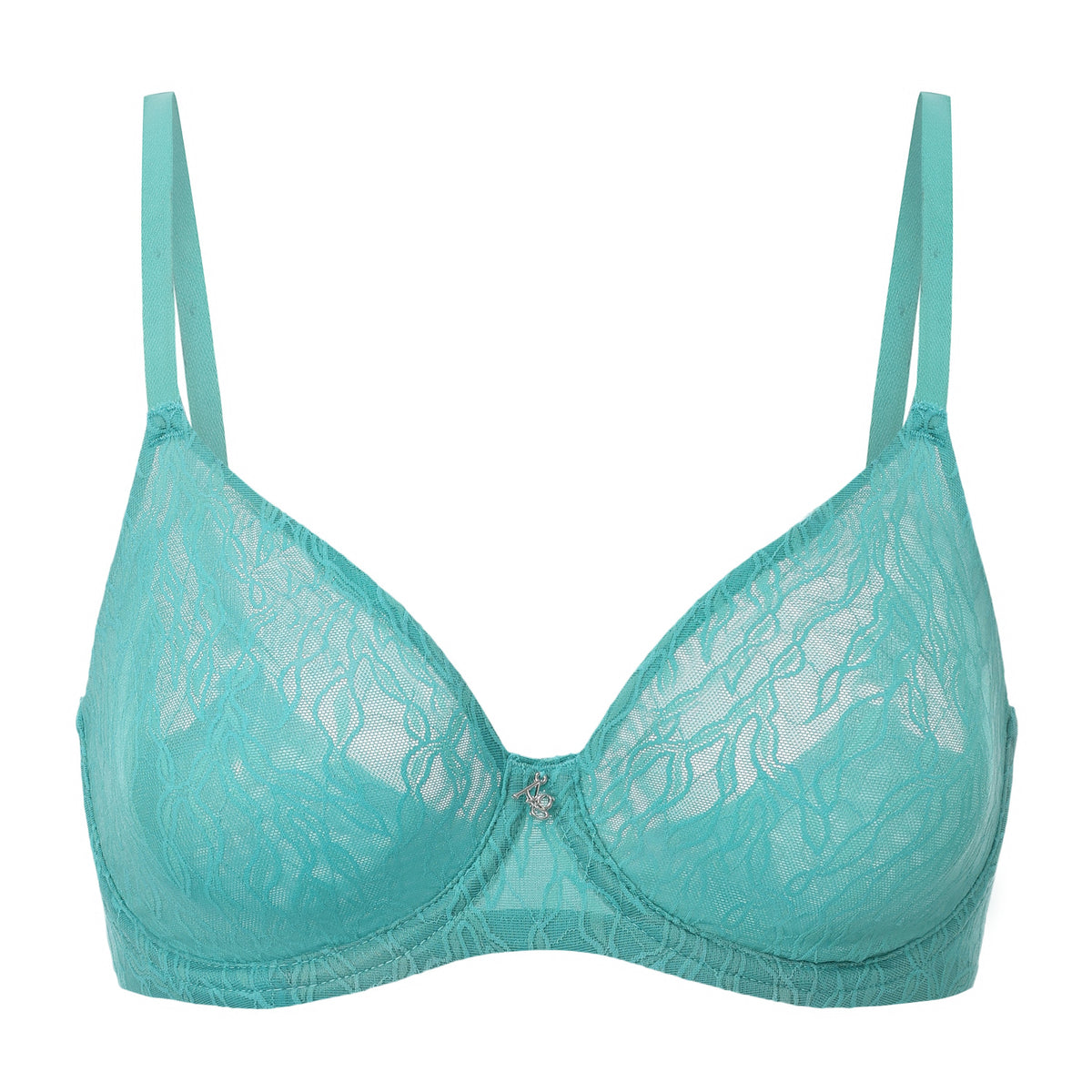 Julie Molded Lace & Mesh T-Shirt Bra by Amour d’Agnette - alternate product view 1