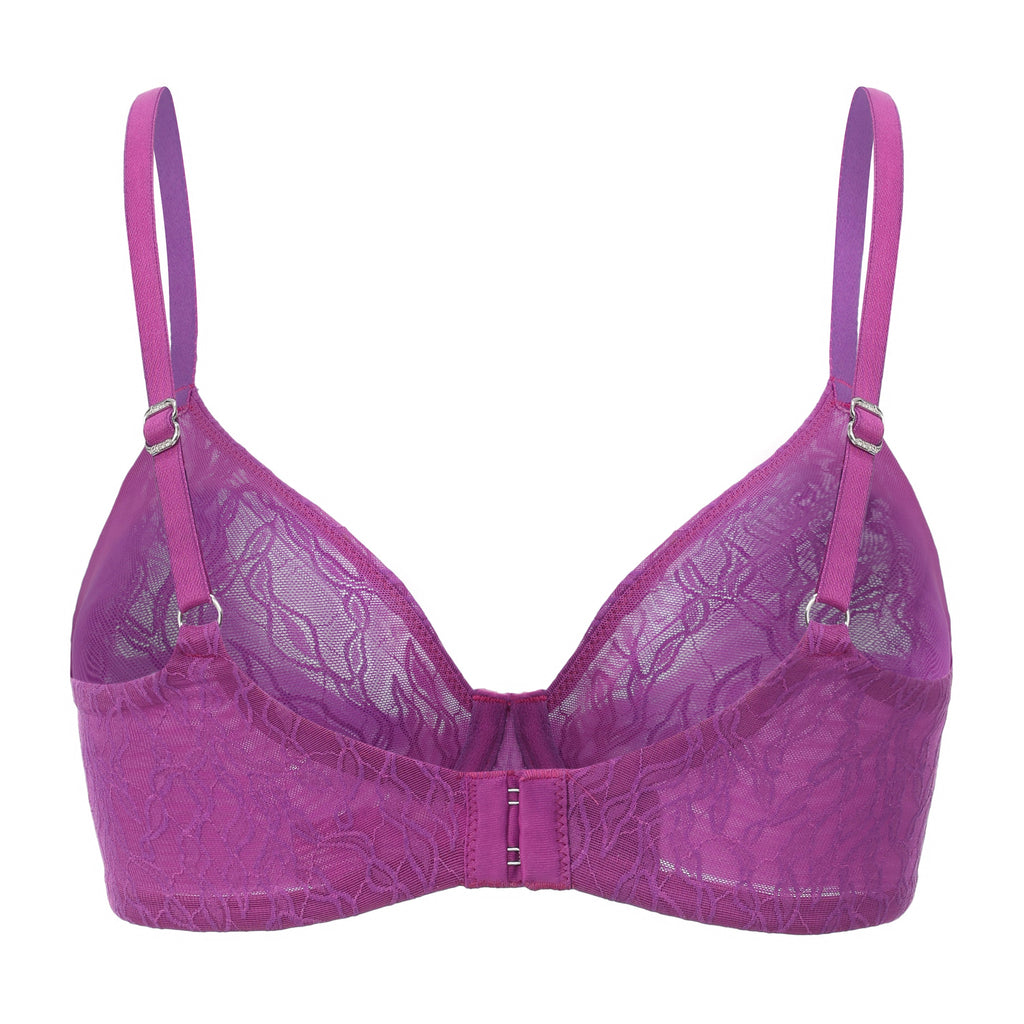 Julie Molded Lace & Mesh T-Shirt Bra by Amour d’Agnette - alternate product view 14