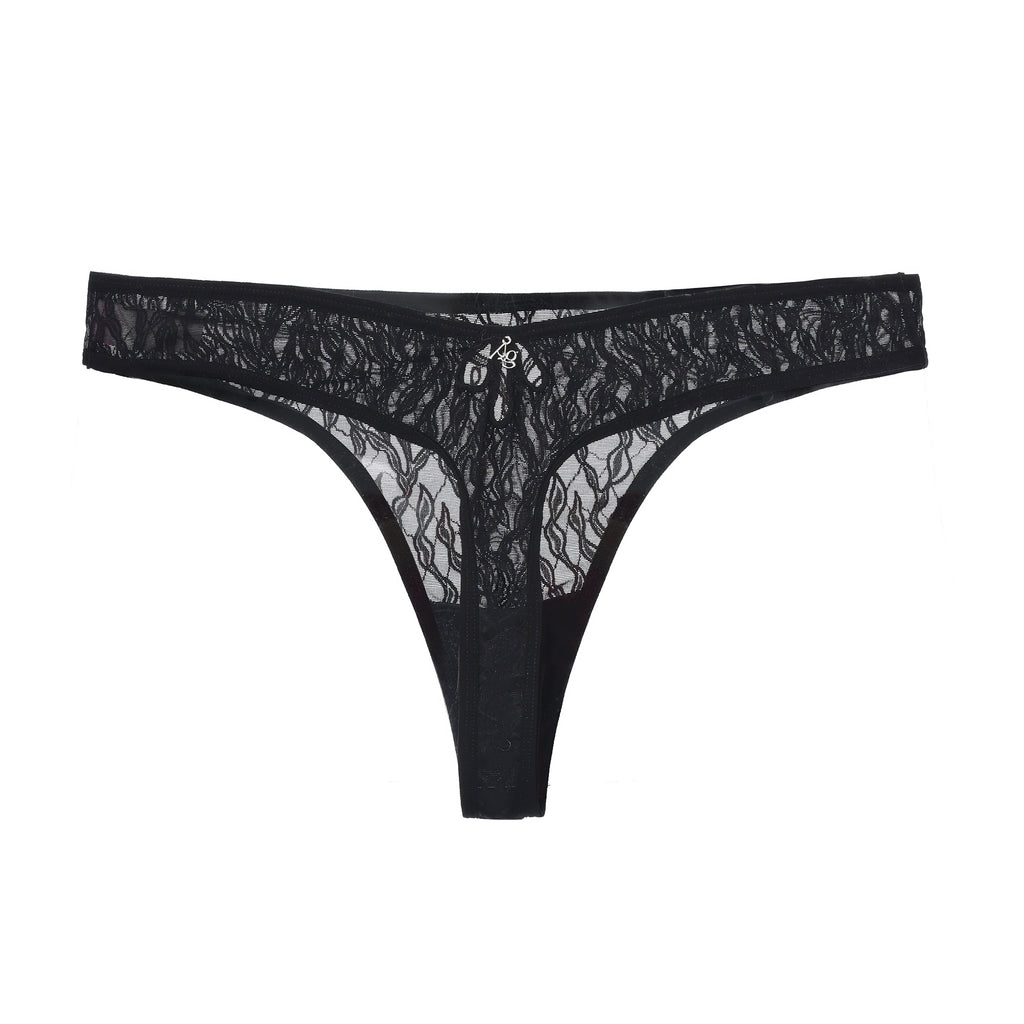 Julie Everyday Lace Thong by Amour d’Agnette - alternate product view 6