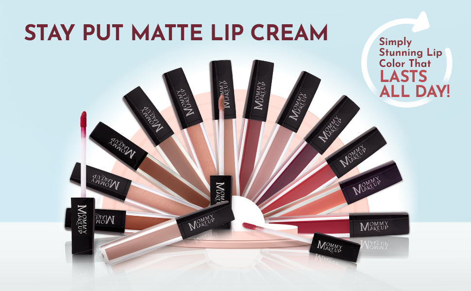Mary Ann long-wear matte lip color by Mommy Makeup