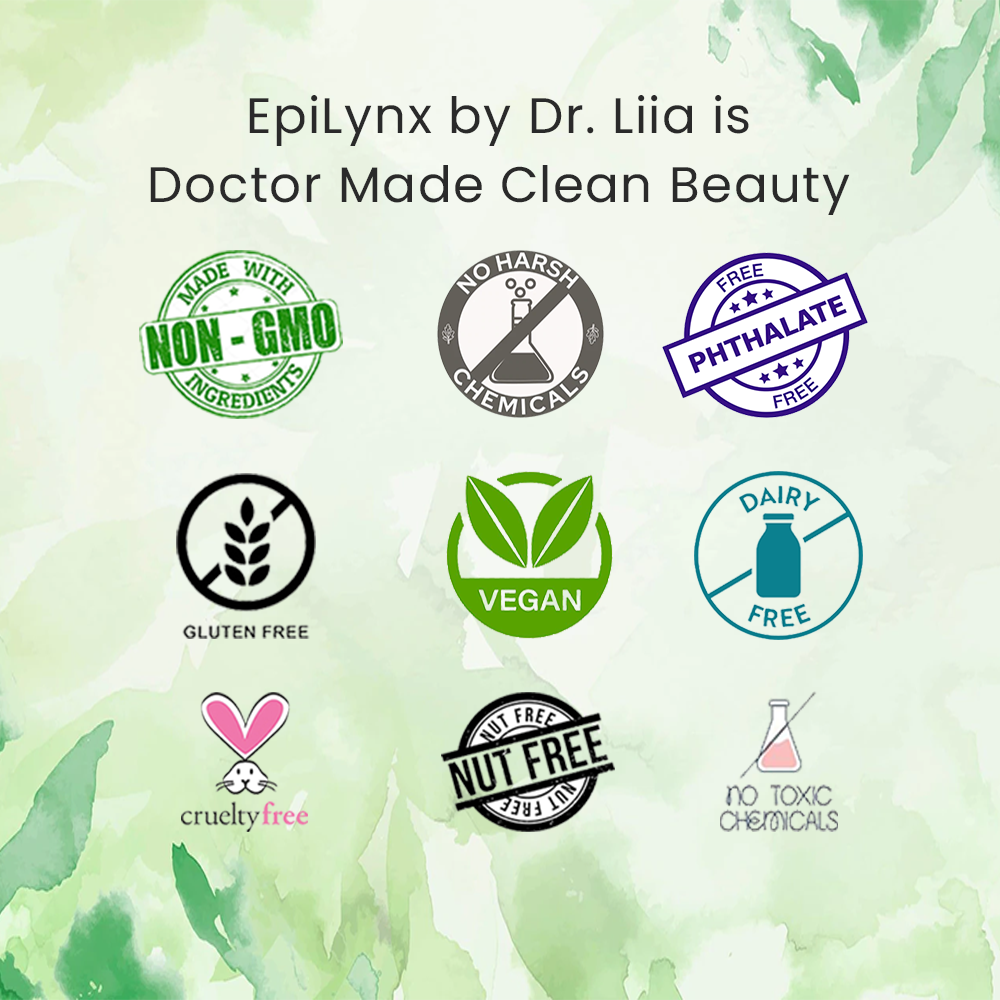 EpiLynx High-Shine Lip Gloss product information graphic