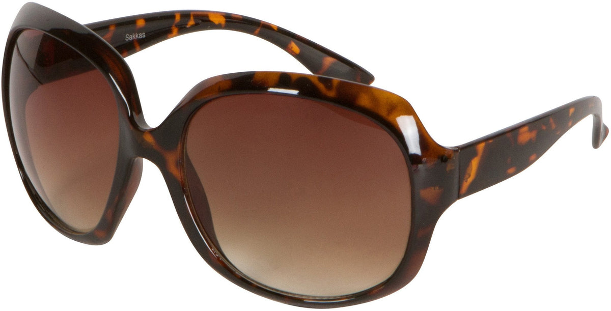 Vintage oversized tortoise brown sunglasses with smoke lenses
