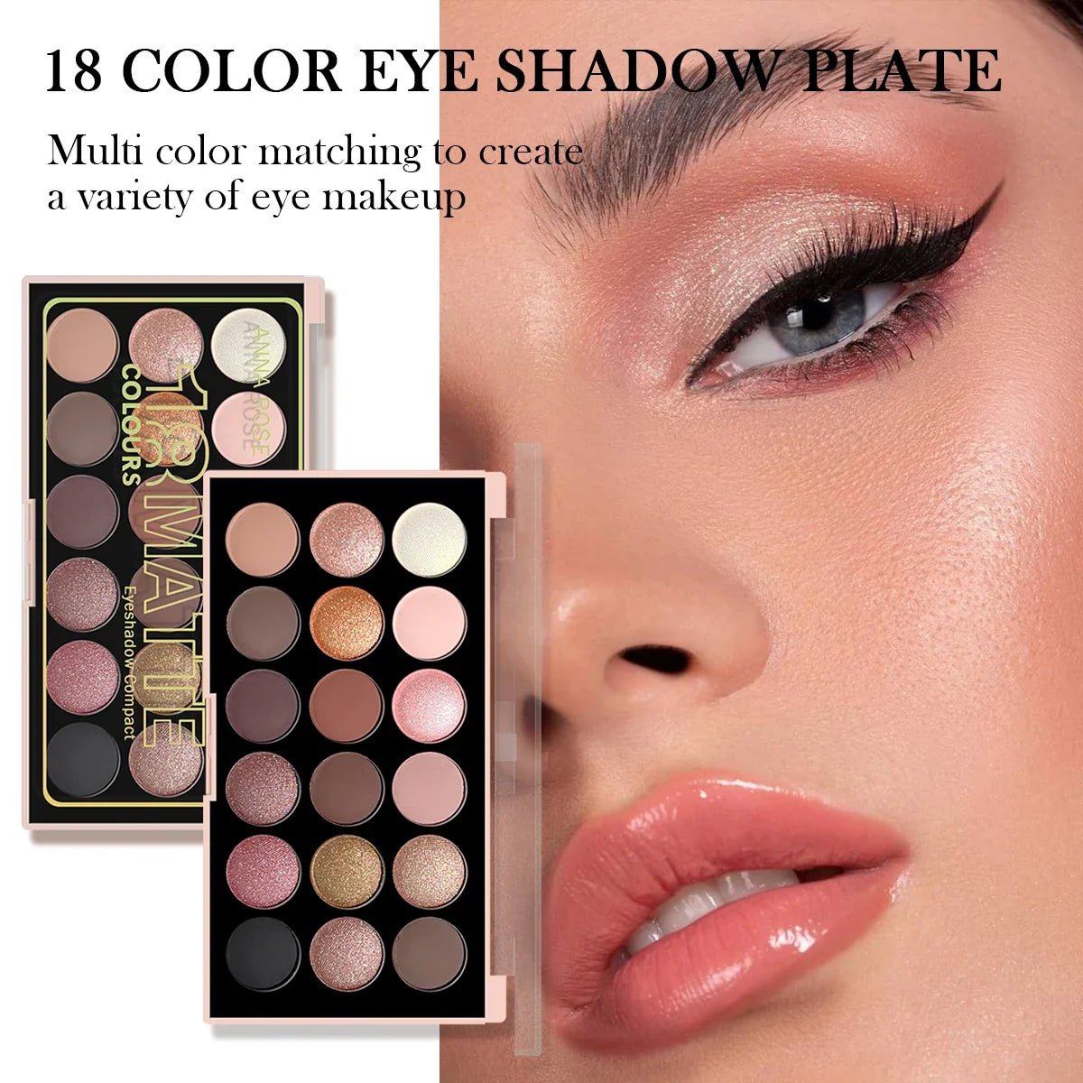 18-color eyeshadow palette product view
