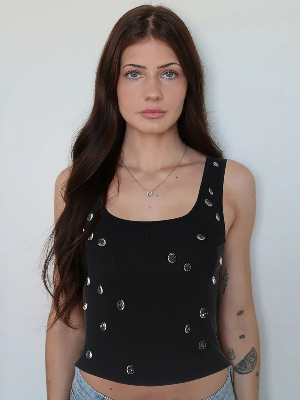 Dulzura Sleeveless Knit Tank Top product view 13