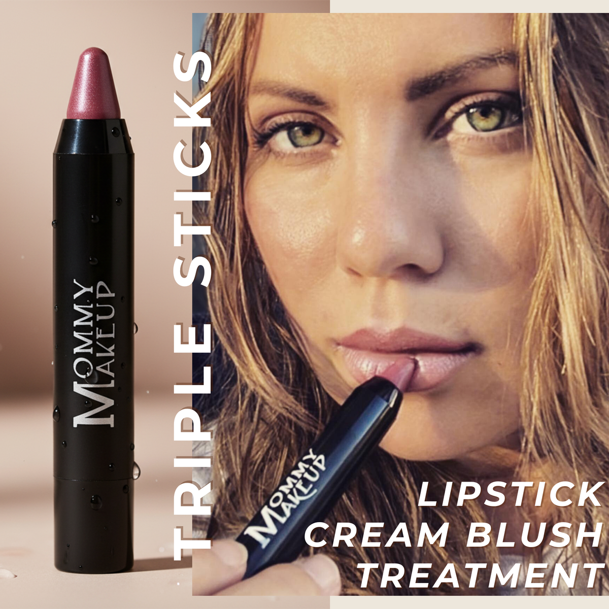 Triple Stick creamy blendable makeup formula product features