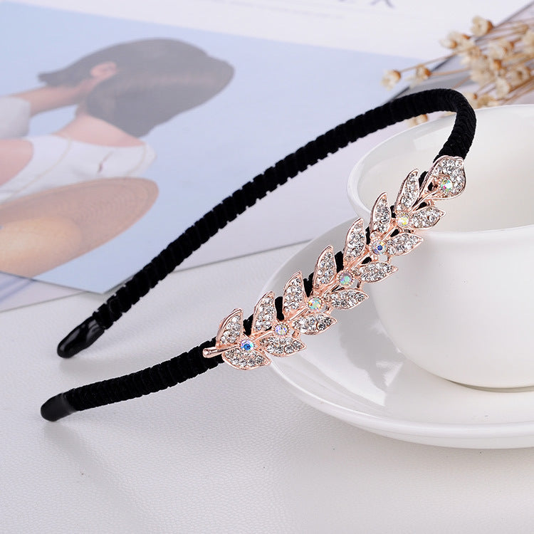 Rhinestone Motif Headband – product view 4
