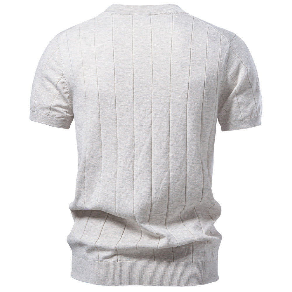 Men’s short-sleeve crew-neck sweater - product view 6