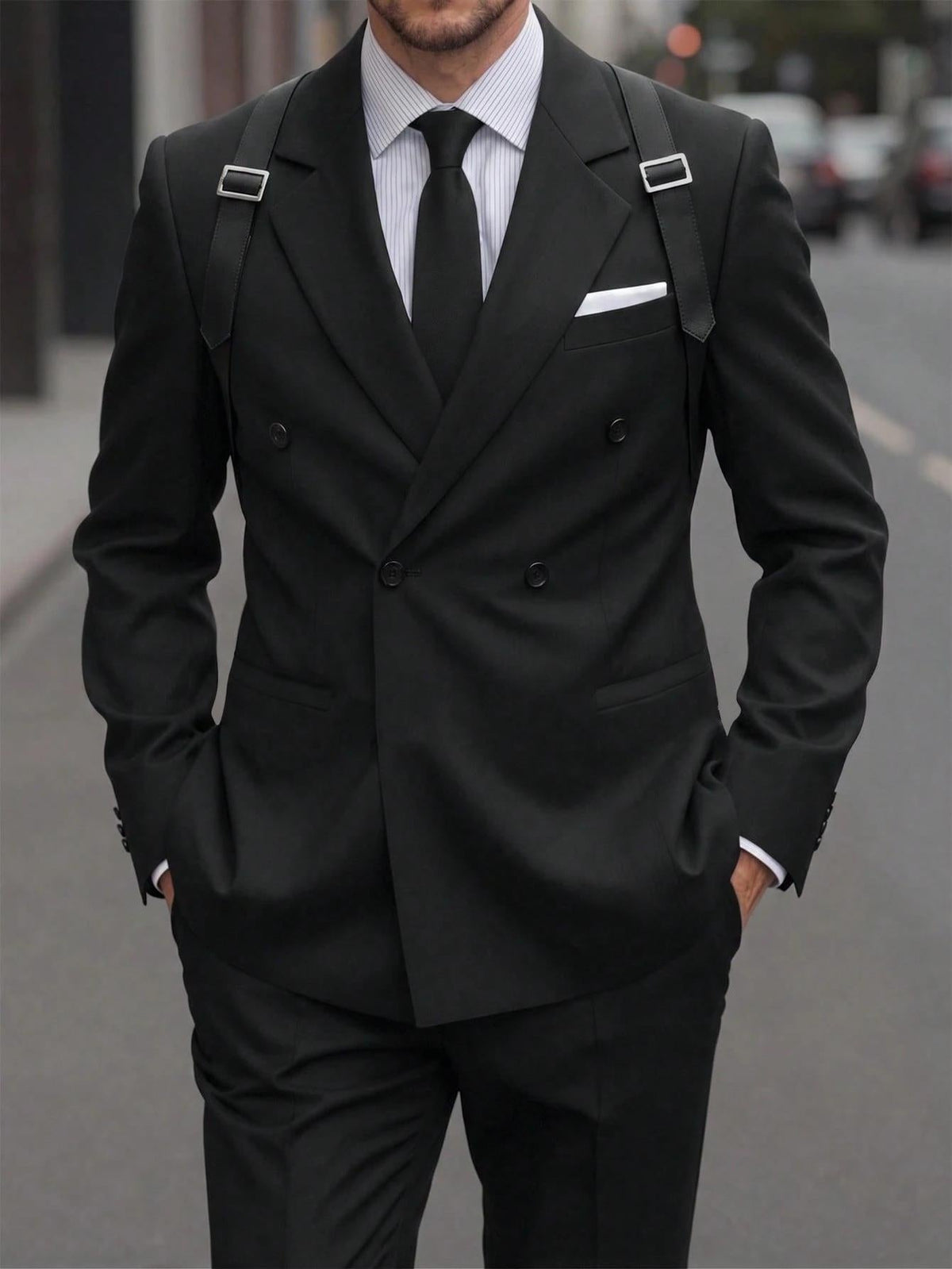 Men’s Slim-Fit Single-Breasted Blazer product view 6