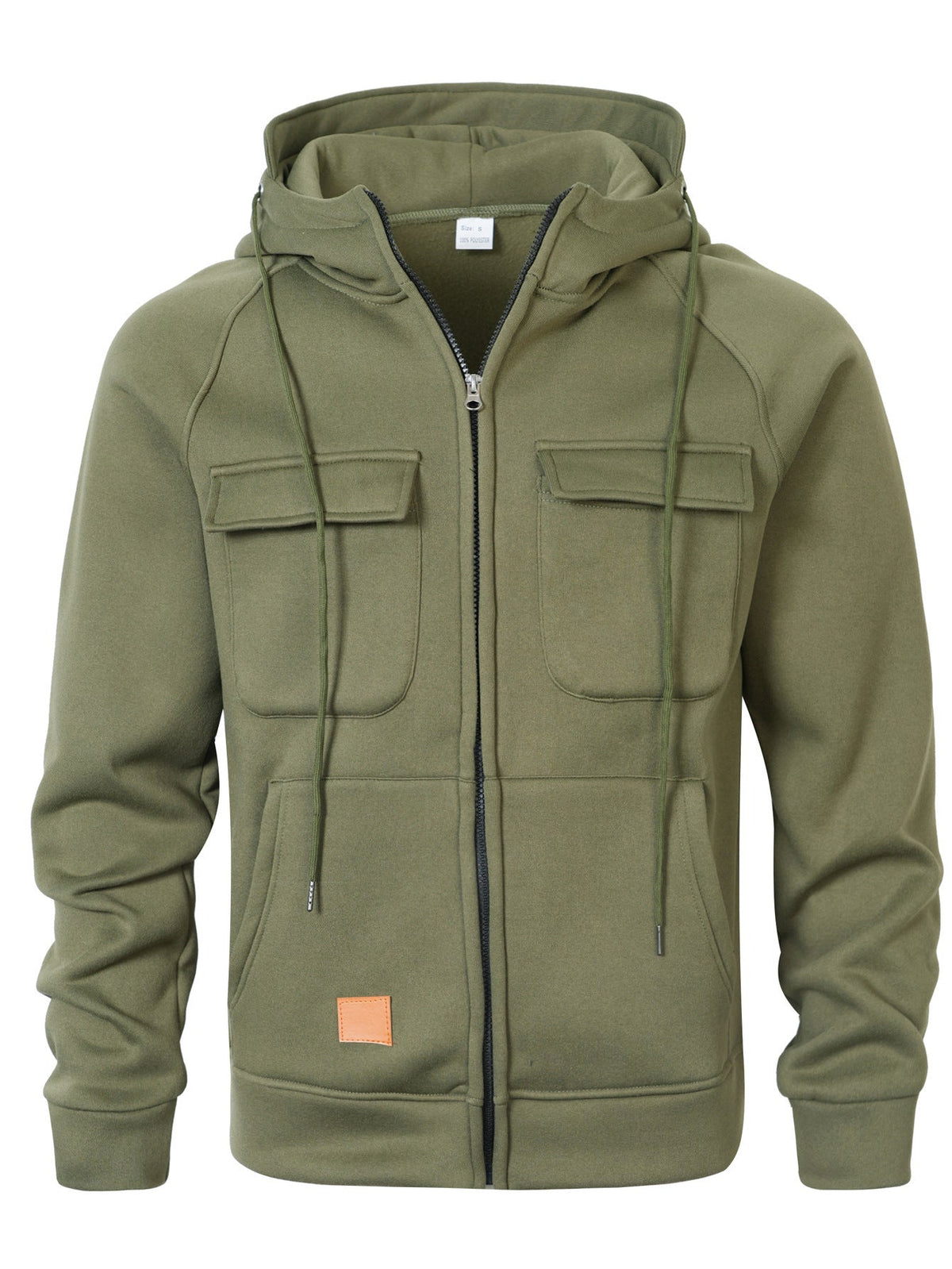 Men’s Multi-Pocket Hooded Sweatshirt product view 7