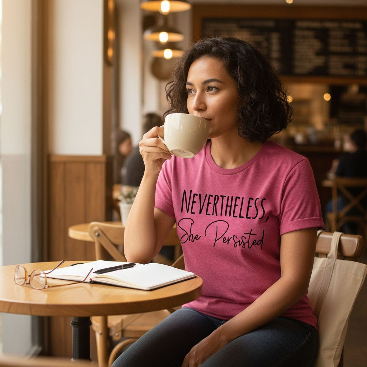 Nevertheless She Persisted Graphic Tee – product view 10