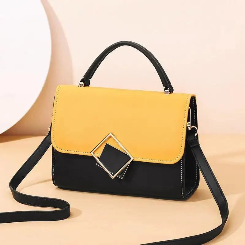 PU leather mini flap crossbody bag