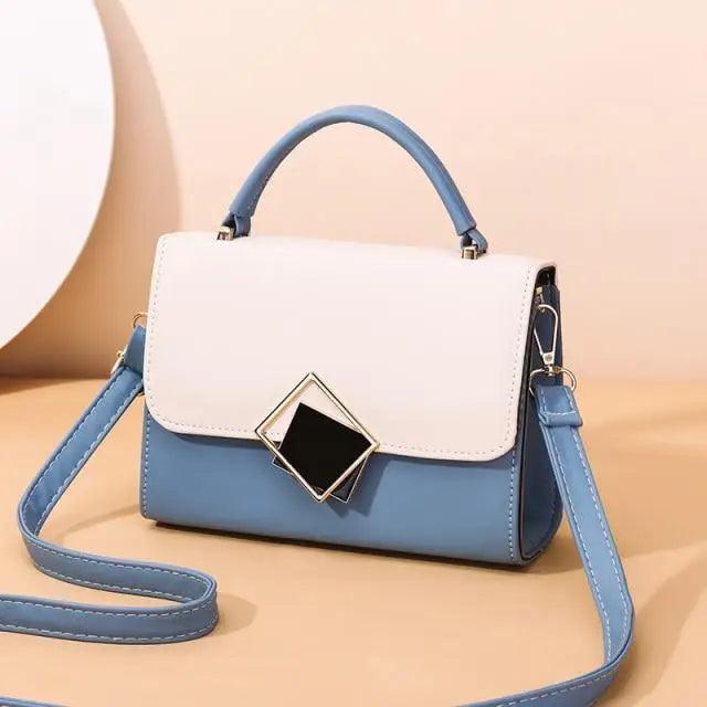 PU leather mini flap crossbody bag