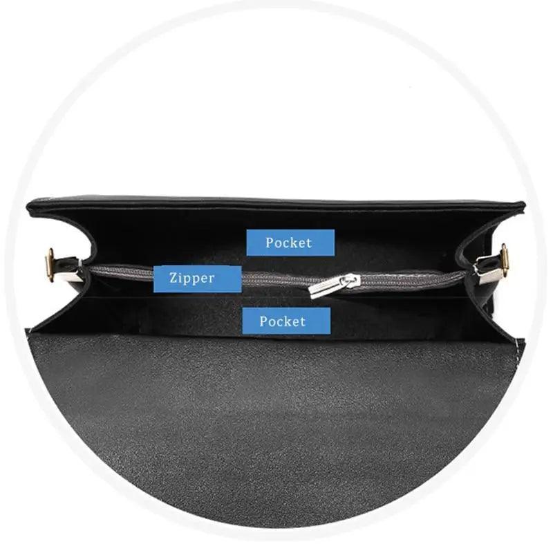 PU leather mini flap crossbody bag