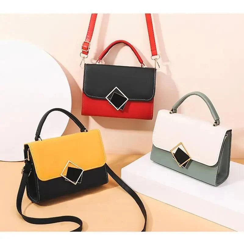 PU leather mini flap crossbody bag