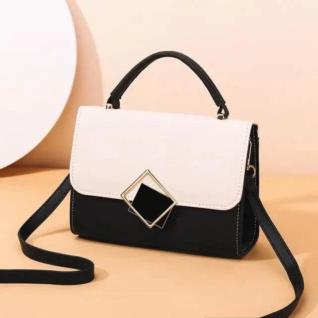 PU leather mini flap crossbody bag