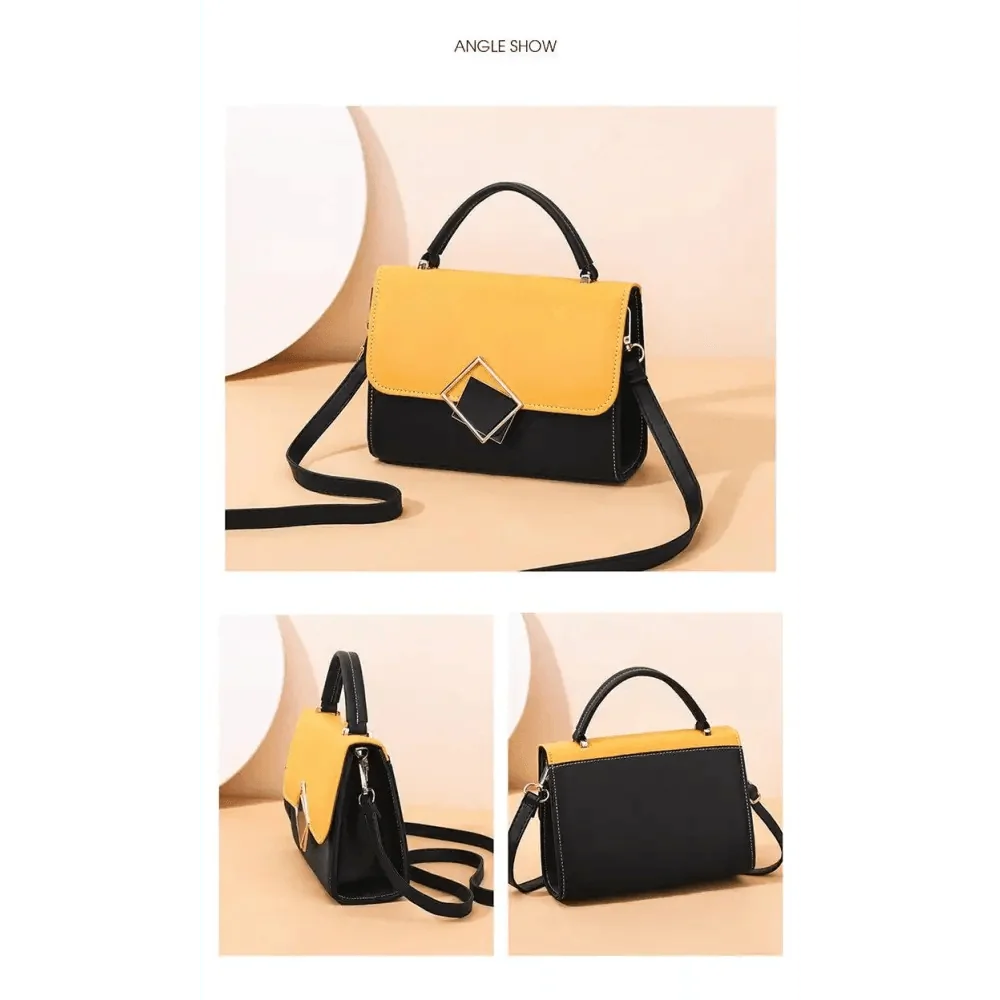 PU leather mini flap crossbody bag