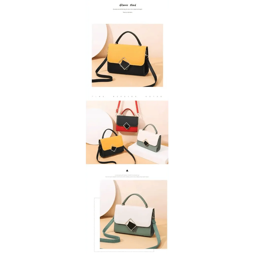 PU leather mini flap crossbody bag