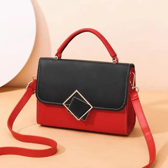PU leather mini flap crossbody bag