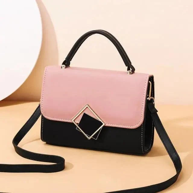 PU leather mini flap crossbody bag