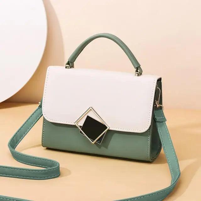 PU leather mini flap crossbody bag