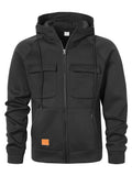 Men’s Multi-Pocket Hooded Sweatshirt product view 6
