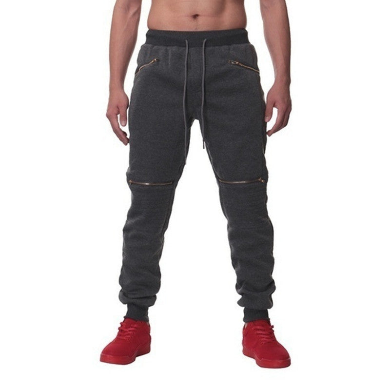 Men’s zip-pocket joggers – athletic-casual product view