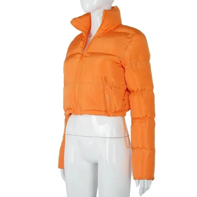 Women’s Shiny Puffer Jacket supplier product view 15