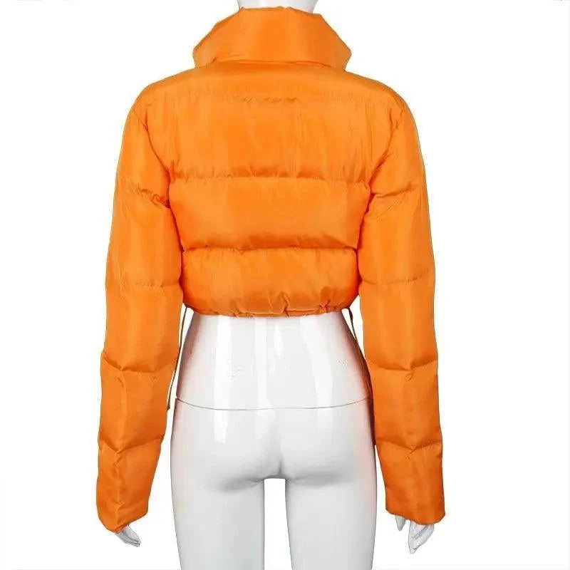 Women’s Shiny Puffer Jacket supplier product view 50