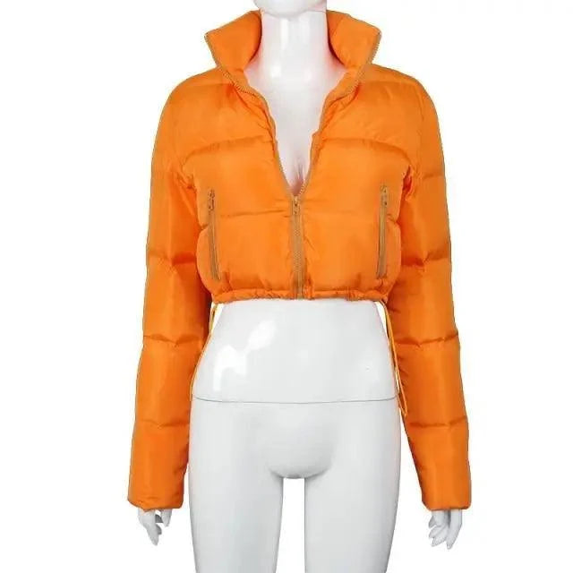 Women’s Shiny Puffer Jacket supplier product view 47
