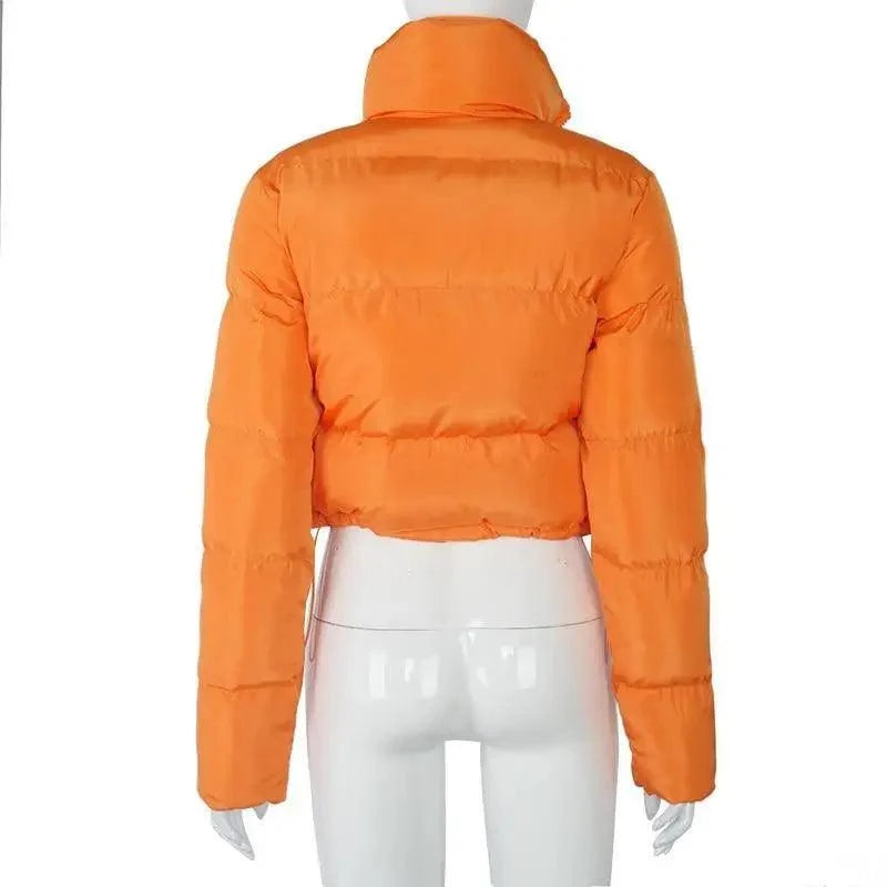 Women’s Shiny Puffer Jacket supplier product view 17