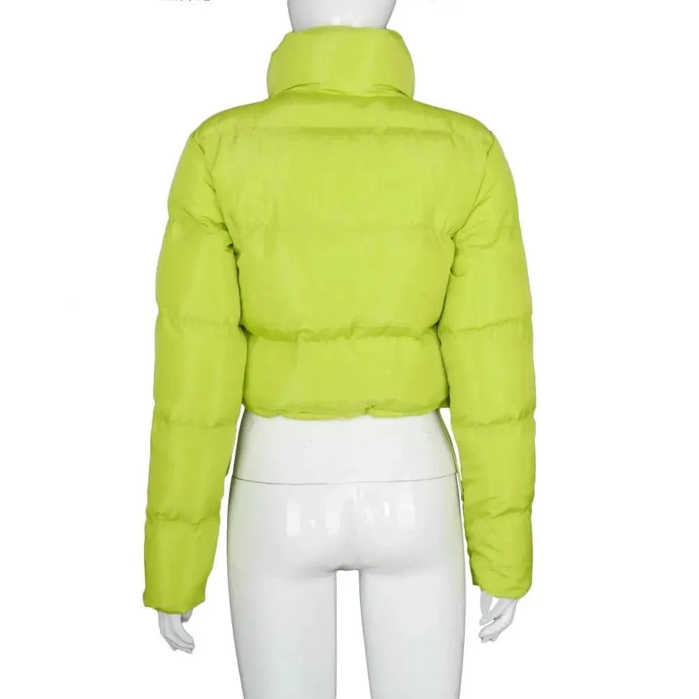 Women’s Shiny Puffer Jacket supplier product view 35