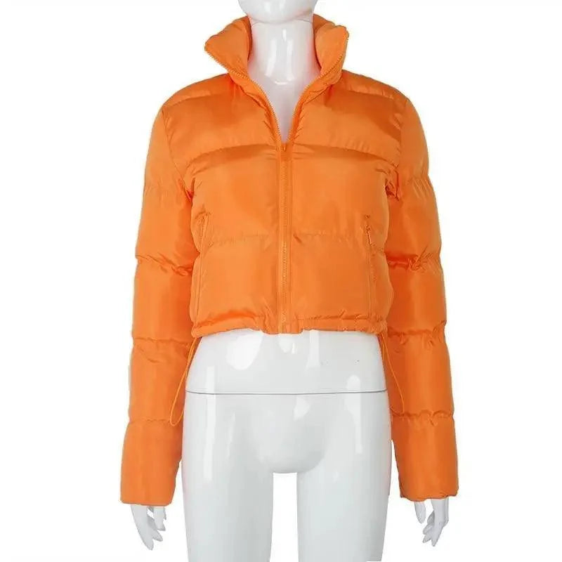 Women’s Shiny Puffer Jacket supplier product view 06