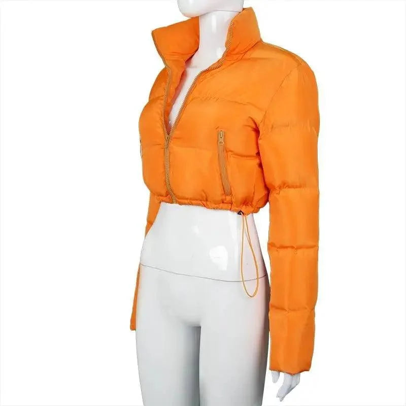 Women’s Shiny Puffer Jacket supplier product view 14