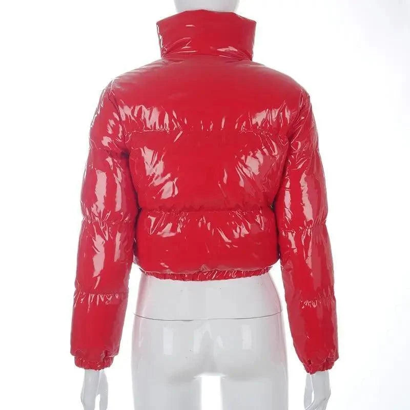 Women’s Shiny Puffer Jacket supplier product view 10