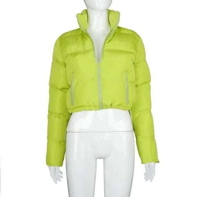 Women’s Shiny Puffer Jacket supplier product view 27