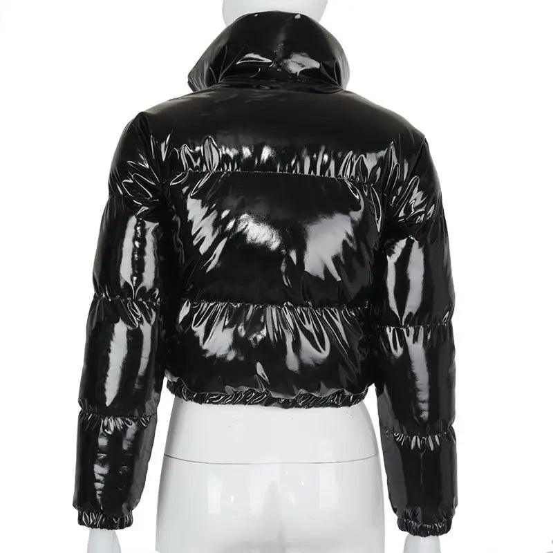 Women’s Shiny Puffer Jacket supplier product view 40