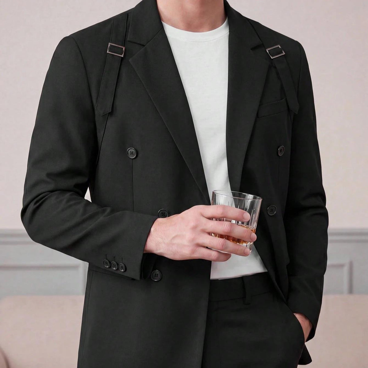 Men’s Slim-Fit Single-Breasted Blazer product view 4