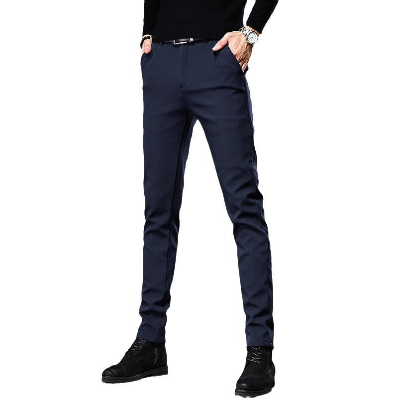 Men’s wrinkle-free slim tapered dress pants - product view 4