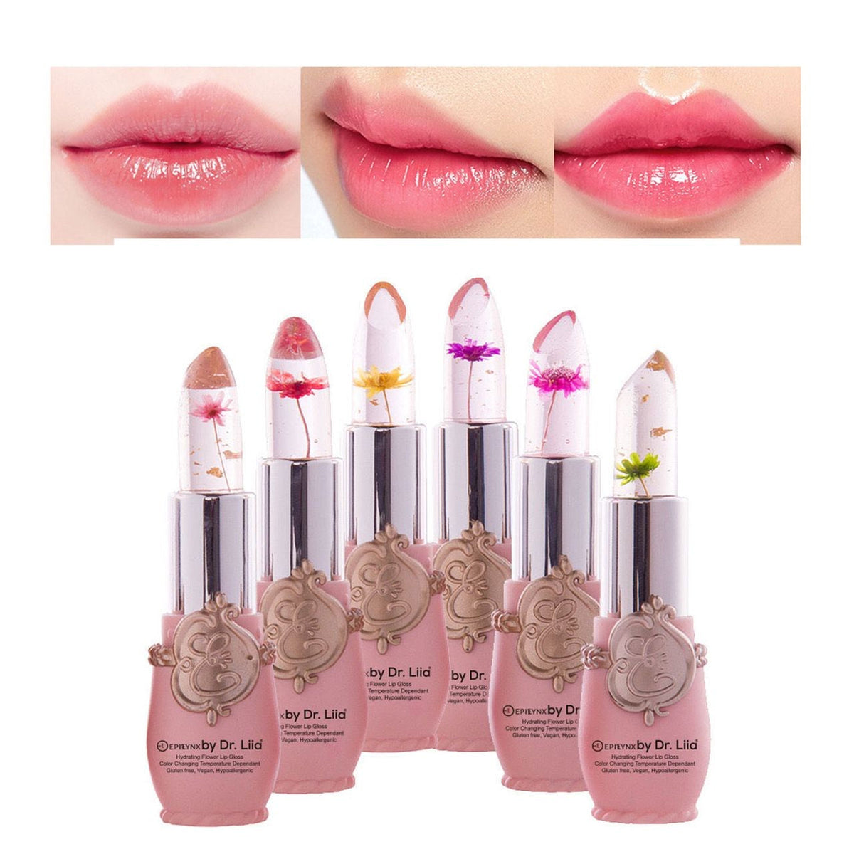EpiLynx color-changing lip gloss close-up