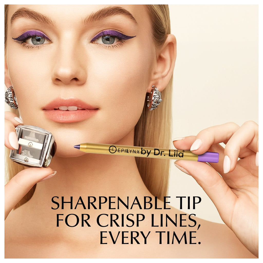 EpiLynx Glide-On Kajal Gel Eyeliner Royal Purple Shimmer detail