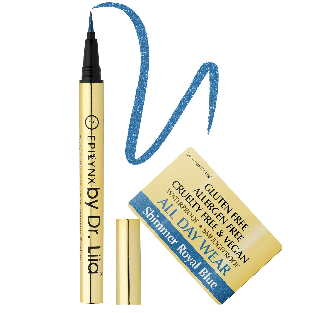 EpiLynx Precision Liquid Eyeliner in Shimmer Royal Blue