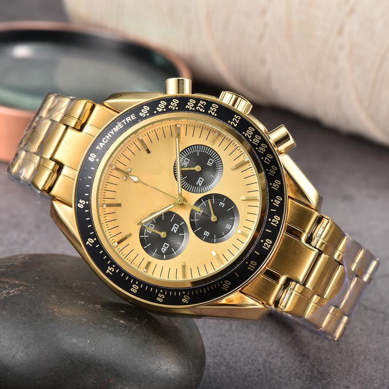 Men’s Steel-Band Quartz Watch – product view 1