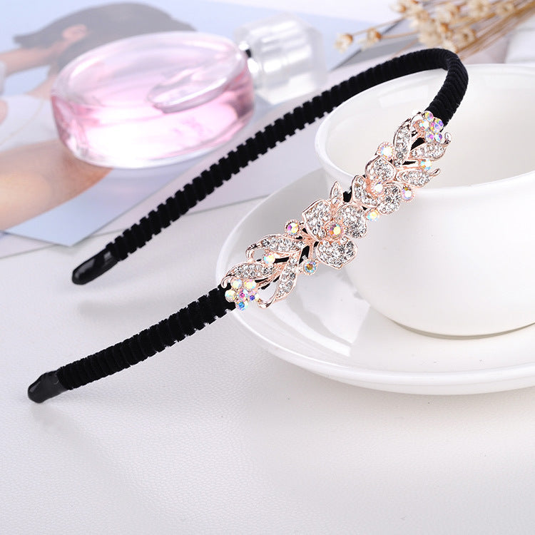 Rhinestone Motif Headband – product view 6