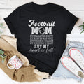 Football Mom My Wallet Is Empty graphic tee in Black Heather