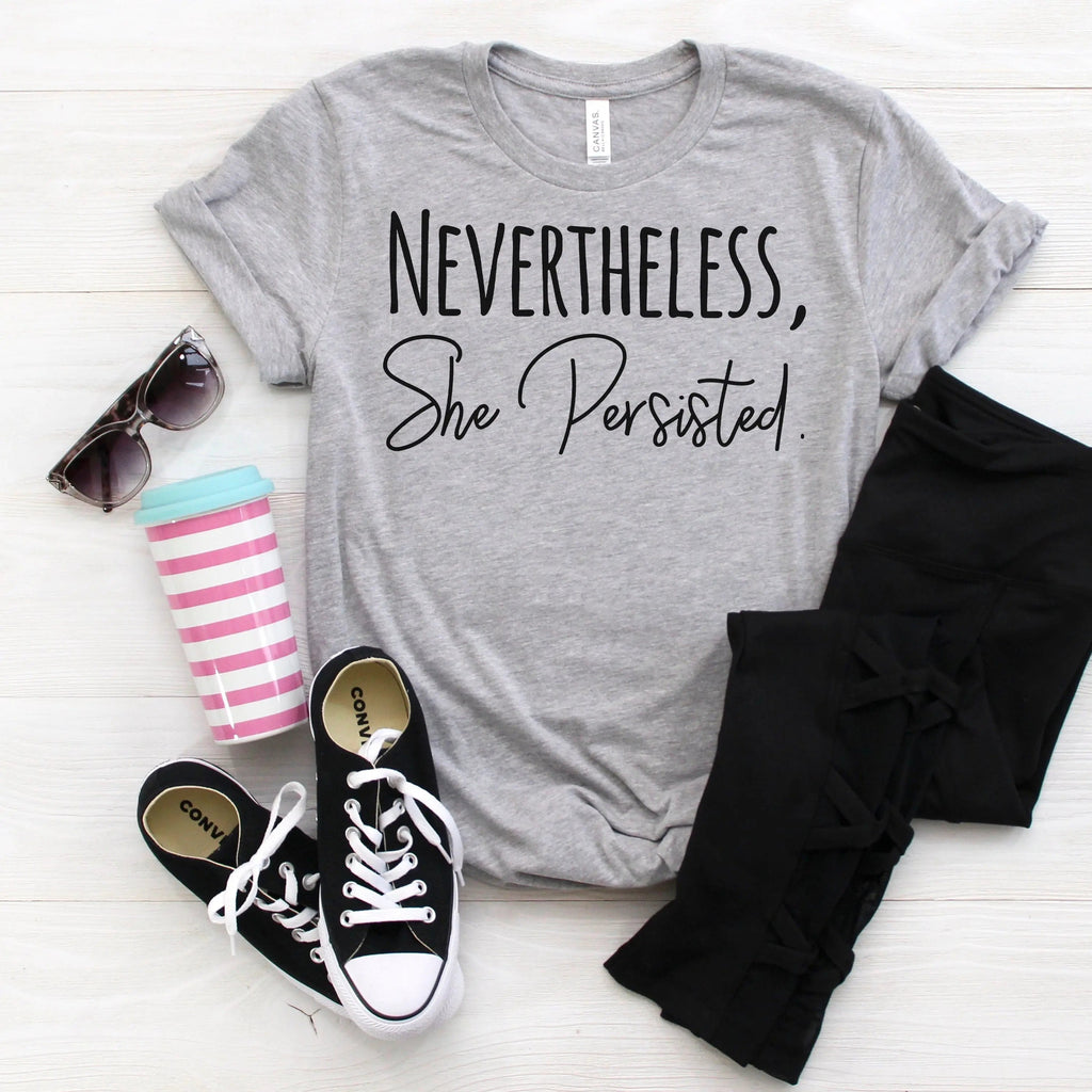 Nevertheless She Persisted Graphic Tee – product view 1