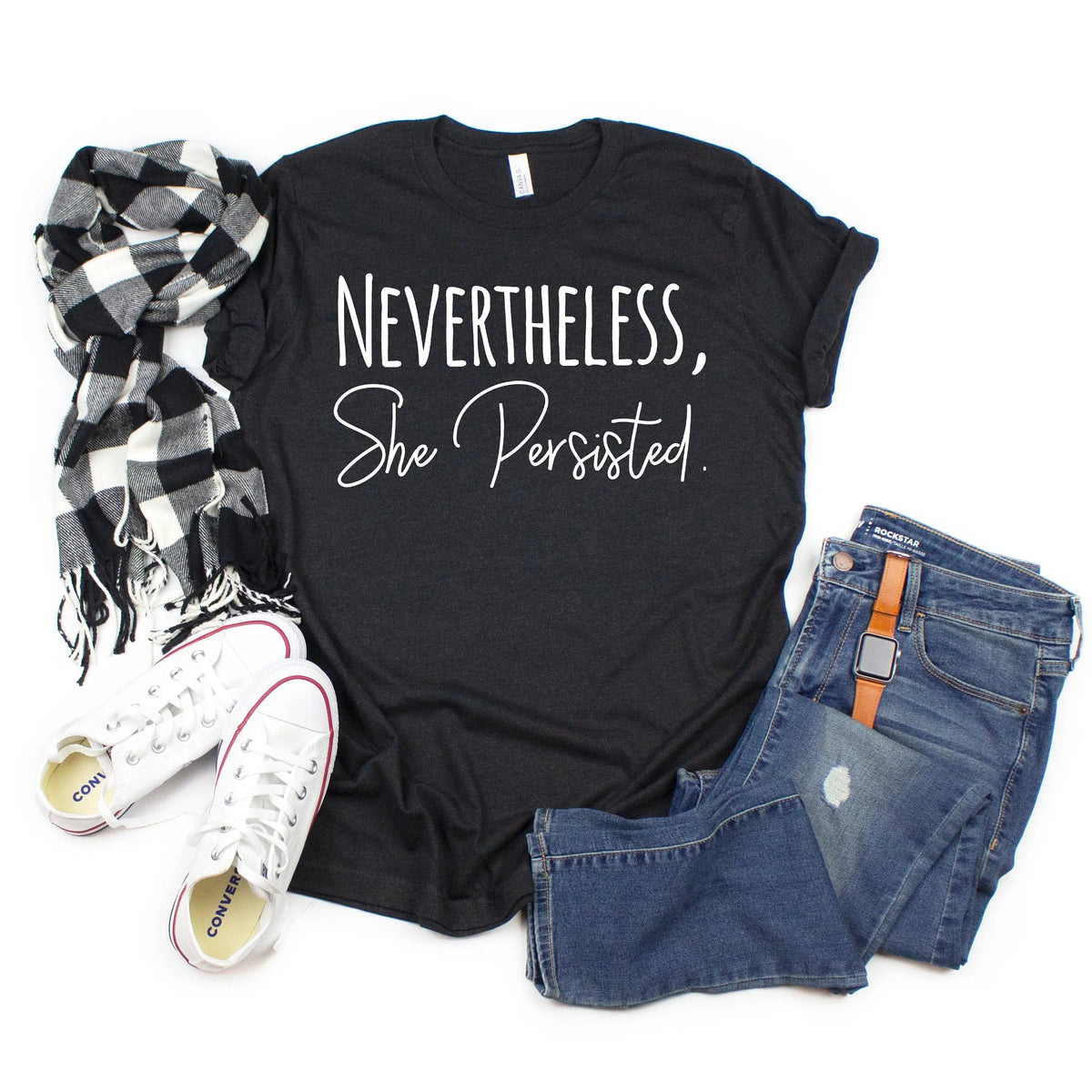 Nevertheless She Persisted Graphic Tee – product view 2