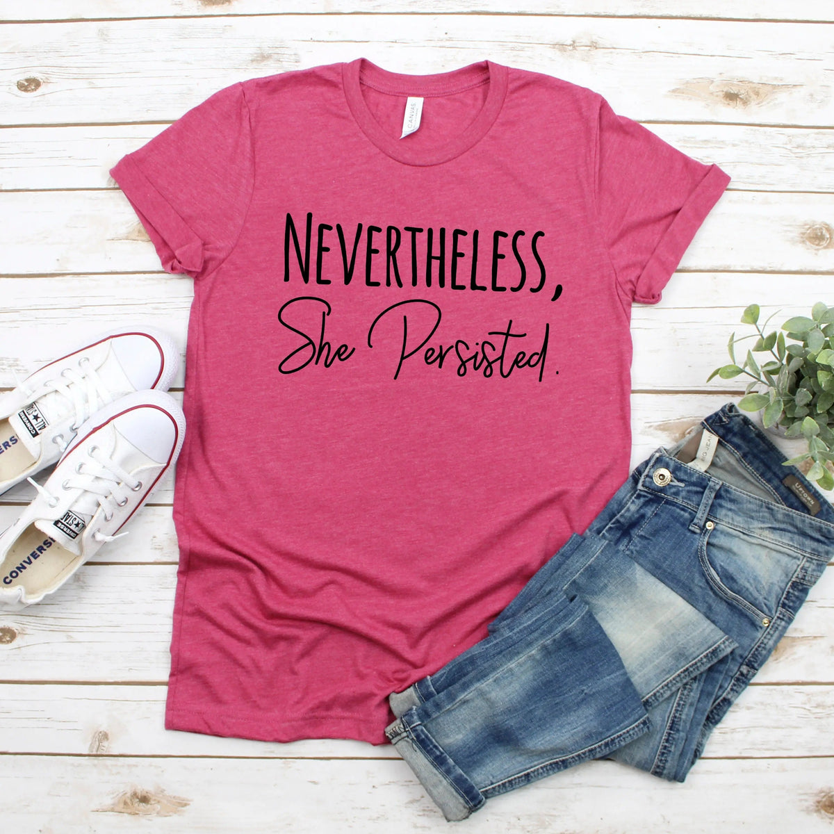 Nevertheless She Persisted Graphic Tee – product view 3