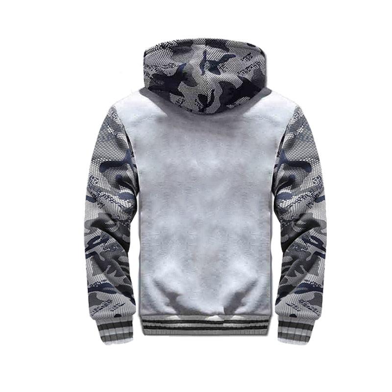 Men’s Camouflage Hooded Winter Jacket product view 20