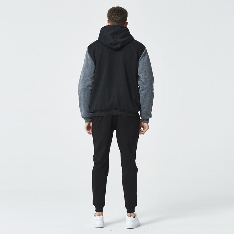 Men’s Camouflage Hooded Winter Jacket product view 7